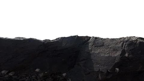 Isolated rocky stone Stock Photos
