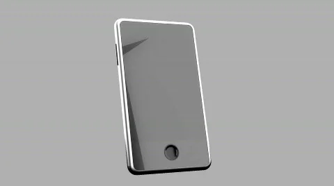 Isolated rotating phone gadget Video stock 581704