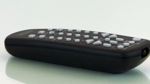Isolated Rotating Remote Control HD Stock Footage 40715183