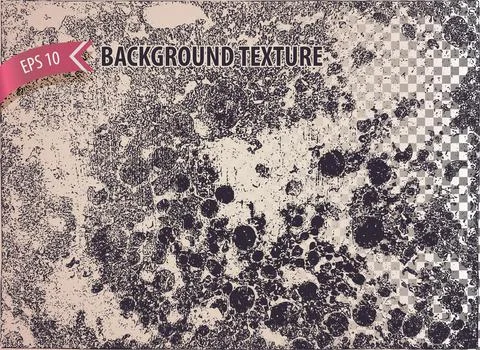 Isolated rough overlay grunge texture with distressed effect. Abstract Stock Illustration