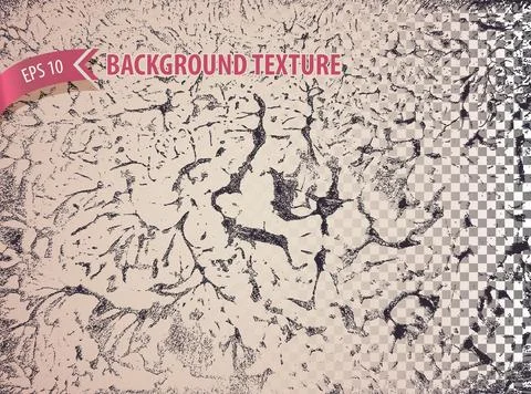Isolated rough overlay grunge texture with monotype effect. Abstract background Stock Illustration