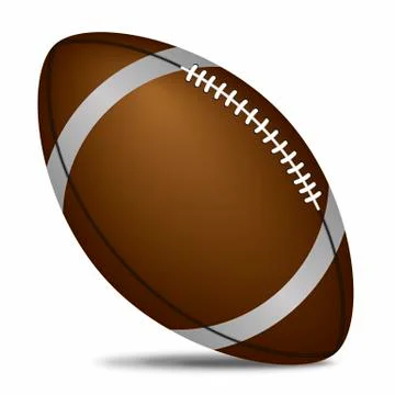 Isolated rugby ball Stock Illustration