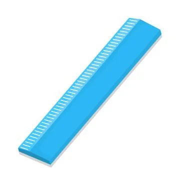 Isolated of ruler - vector illustration Stock Illustration
