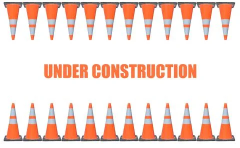 Isolated Safety Pylon Stock Illustration