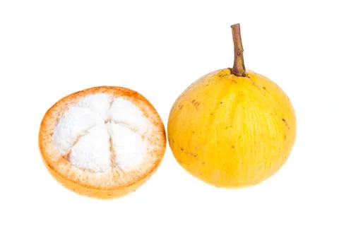 Isolated santol fruit Stock Photos