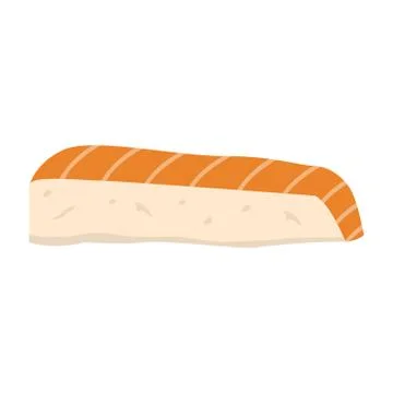 Isolated sashimi image Stock Illustration