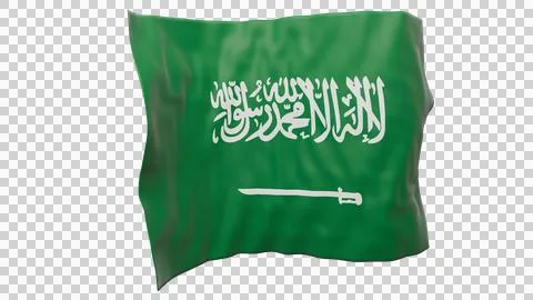 Isolated Saudi Arabia Flag Creative Composite Element Stock-Illustration