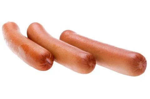 Isolated sausage Stock Photos