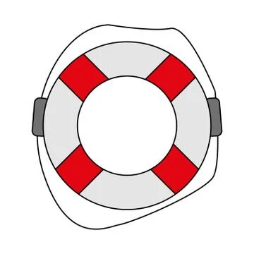 Isolated save float design Stock Illustration