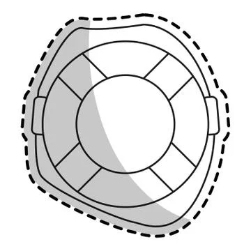 Isolated save float design 스톡 일러스트