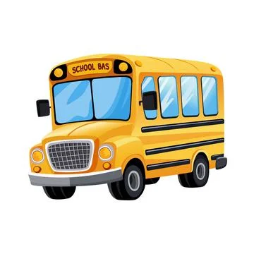 Isolated school bus. Stock Illustration