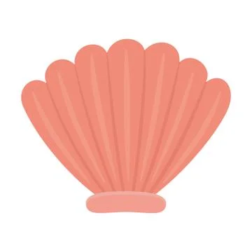 Isolated sea shell design vector illustration Stock Illustration
