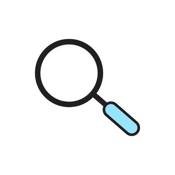 Isolated search icon Stock Illustration