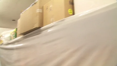 Isolated section of Chametz (Leavened Bread) in supermarket. Israel. C0016-1 스톡 동영상 98560177