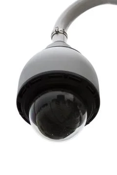 Isolated security camera. Stock Photos
