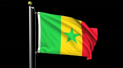 Isolated Senegal Stock Footage 486775