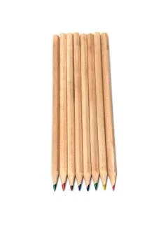 Isolated set of crayons Stock Photos