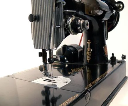 Isolated sewing machine Stock Photos