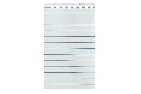 A isolated sheet of paper 스톡 사진