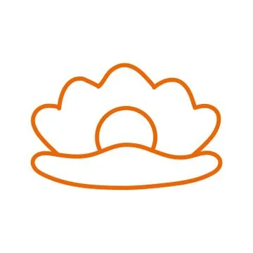 Isolated shell line style icon vector design 스톡 일러스트