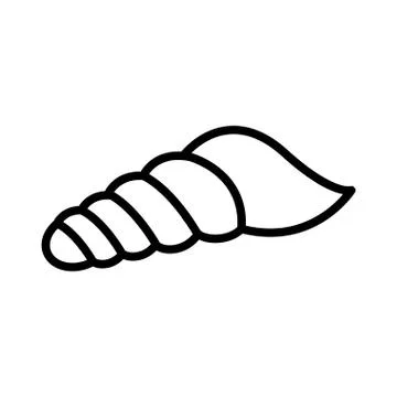 Isolated shell silhouette style icon vector design 스톡 일러스트