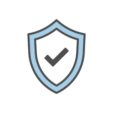 Isolated shield icon. Stockillustratie