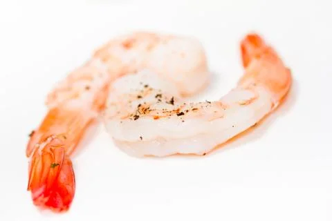 Isolated shrimp Stock Photos
