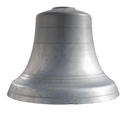Isolated Silver Bell Foto stock