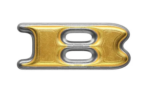 Isolated silver figure with gold イラスト素材