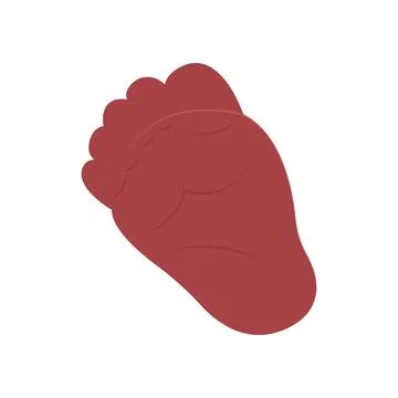 Isolated sketch of a feet Vector Stock Illustration