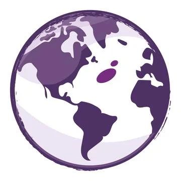 Isolated sketch of a planet icon Vector Stock Illustration