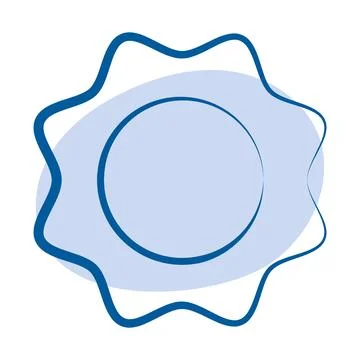 Isolated sketch of a sun icon Vector Stock Illustration