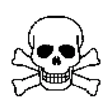 Isolated skull head design vector illustration Stockillustratie