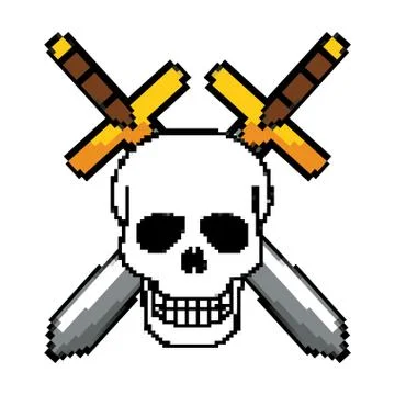 Isolated skull head design vector illustration Stock Illustration