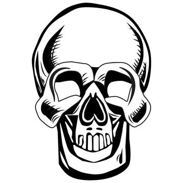 Isolated Skull Vector Illustration Magic Witch Icon Stock Illustration