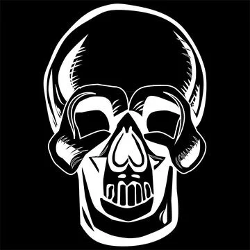 Isolated Skull Vector Illustration Magic Witch Icon Stock Illustration