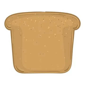 Isolated slice bread icon Bakery product Vector Illustrazione stock