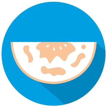 Isolated slice of a melon icon Vector Stock Illustration