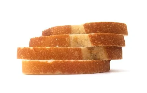 Isolated sliced bread Stock Photos