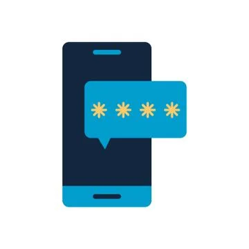 Isolated smartphone with code inside bubble flat style icon vector design Stock Illustration