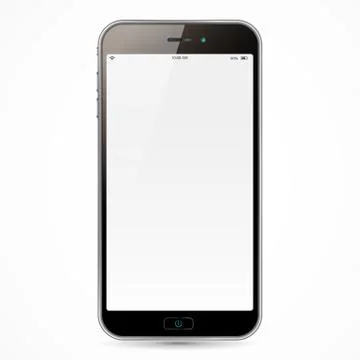 Isolated Smartphone Stock Illustration