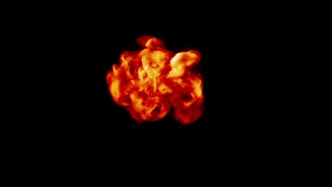 Isolated Smoke/Explosion with Alpha Matte Stock Footage 71146571