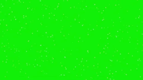 Isolated snow element on chroma key green screen background with falling Stock Footage 337047611