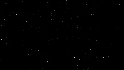 Isolated snow falling on black background Stock Footage 170995929