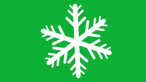 Isolated Snowflake Stock Footage 260105670