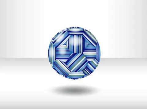 Isolated soccer ball. Stock Illustration