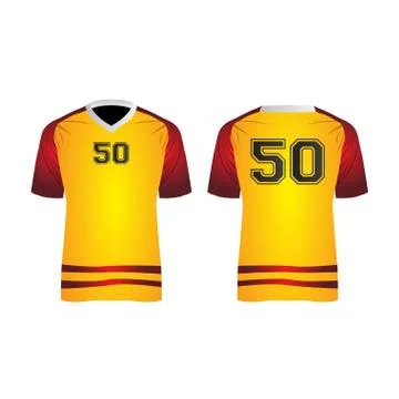 Isolated soccer uniform Stock Illustration