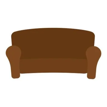 Isolated sofa image Stock Illustration