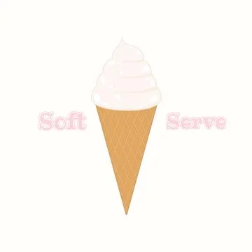Isolated soft serve symbol Stock Illustration