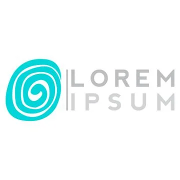 Isolated spa logo Stock Illustration